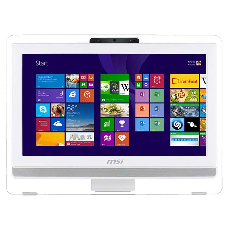 MSI AIO AE203T Dual Non VGA Multi Touch کامپیوتر همه کاره ام اس آی بدون گرافیک AE203T